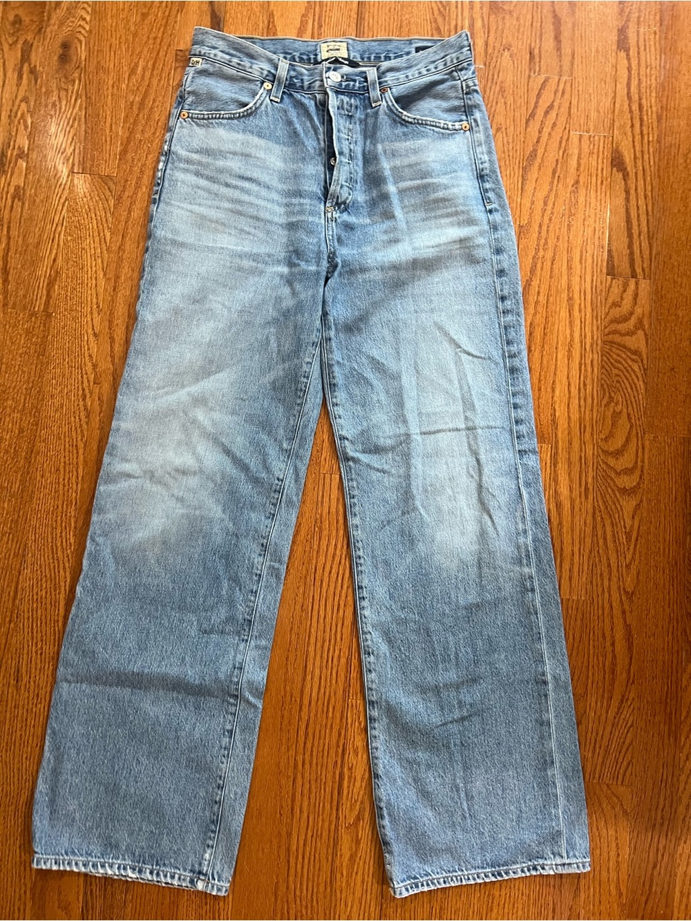 Citizens Of Humanity Straight-Leg Premium Vintage Light Blue Jeans